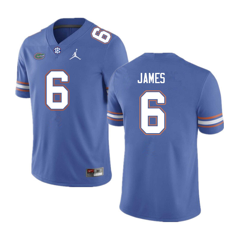 Men #6 Shemar James Florida Gators College Football Jerseys Sale-Royal - Click Image to Close